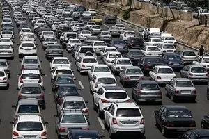 ترافیک پرحجم در هراز، چالوس و کرج-قزوین/ بارش برف در خراسان شمالی و رضوی