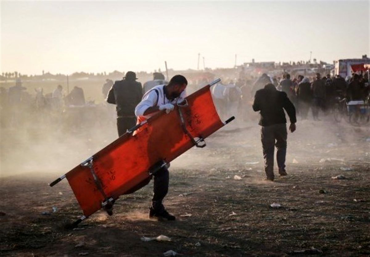 شهادت ۲ فلسطینی و زخمی‌شدن ۱۶ تن در پنجاه‌ویکمین راهپیمایی بازگشت