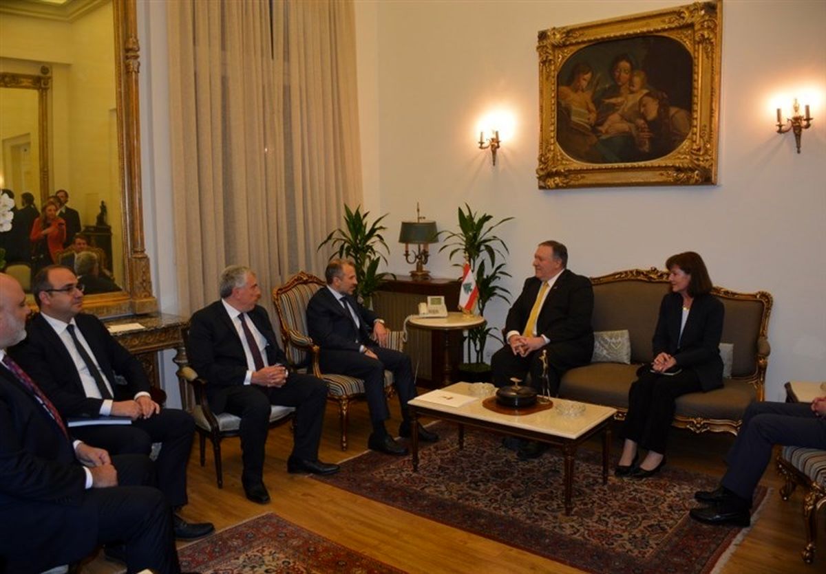 در دیدار وزیر خارجه لبنان و پامپئو چه گذشت؟