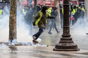 ۴۰ هزار جلیقه‌زرد در نوزدهمین شنبه سیاه/ ۲۳۳ نفر بازداشت شدند