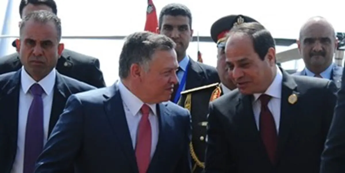 شاه اردن وارد قاهره شد