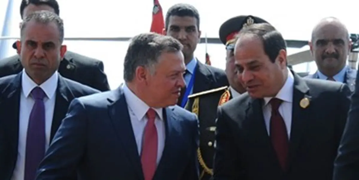 شاه اردن وارد قاهره شد