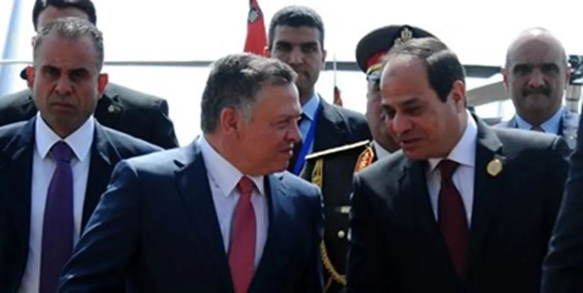 شاه اردن وارد قاهره شد