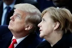 تماس تلفنی ترامپ و مرکل درباره ناتو و اوکراین