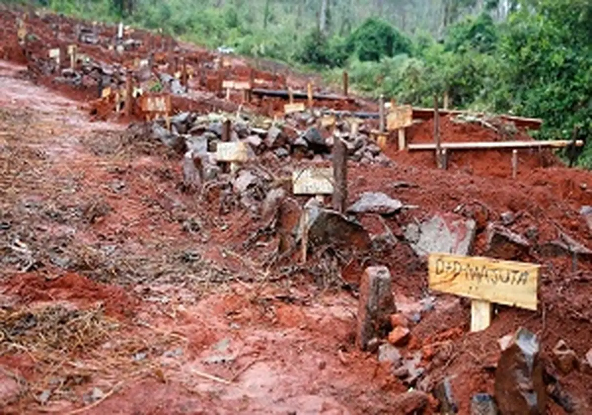 شمار قربانیان گردباد در موزامبیک به بیش از ۴۴۵ تن رسید