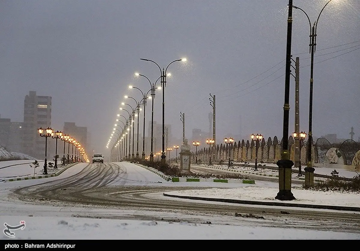 آخرین وضعیت راه‌ها|بارش برف و باران در جاده‌های ۲۰ استان