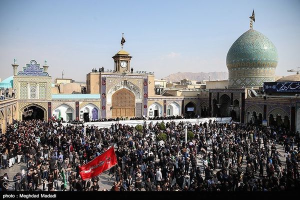 برگزاری مراسم سوگواری شهادت امام کاظم(ع) در آستان حضرت عبدالعظیم(ع)