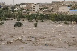 افزایش حجم روانآب ها به علت ذوب شدن برف در جنوب غرب