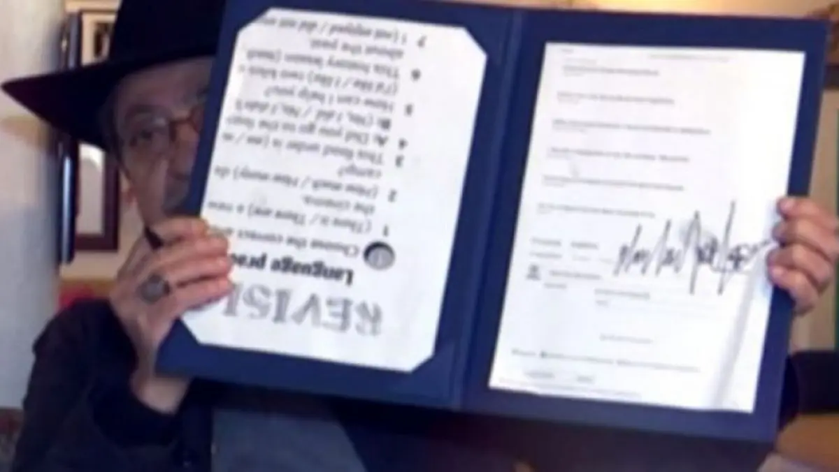 صدور فرمان حاکمیت مکزیک بر کالیفرنیای آمریکا