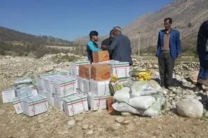 تصاویر/ ارسال محموله‌های هلال‌احمر برای کمک به سیل‌زدگان گلستان