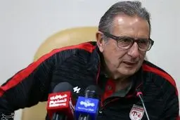 غیبت جرج لیکنز در نشست خبری پیش از دیدار استقلال خوزستان - تراکتورسازی