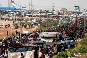 سه شهید و بیش از ۱۰۰ زخمی در تظاهرات «روز زمین» در غزه