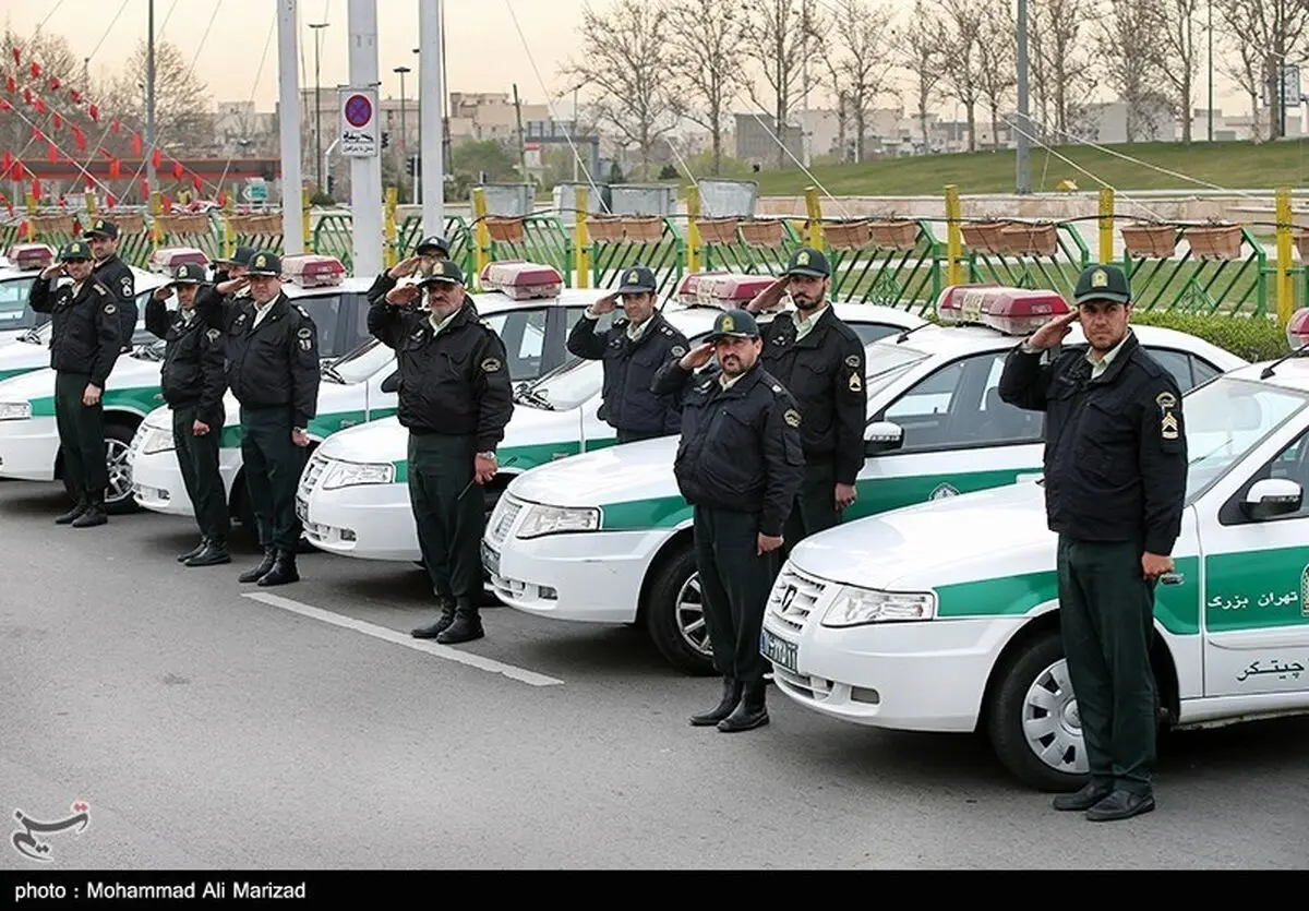 پوشش انتظامی ۱۶۳۰ پارک و تفرجگاه تهران توسط پلیس در روز طبیعت
