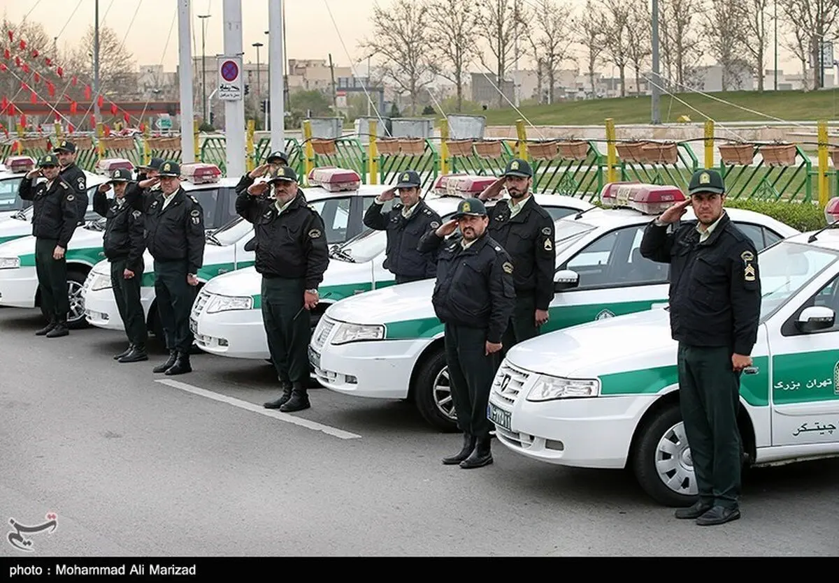 پوشش انتظامی ۱۶۳۰ پارک و تفرجگاه تهران توسط پلیس در روز طبیعت