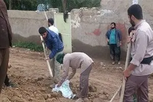 حال و هوای صمیمانه اربعین در میان سیل خوزستان