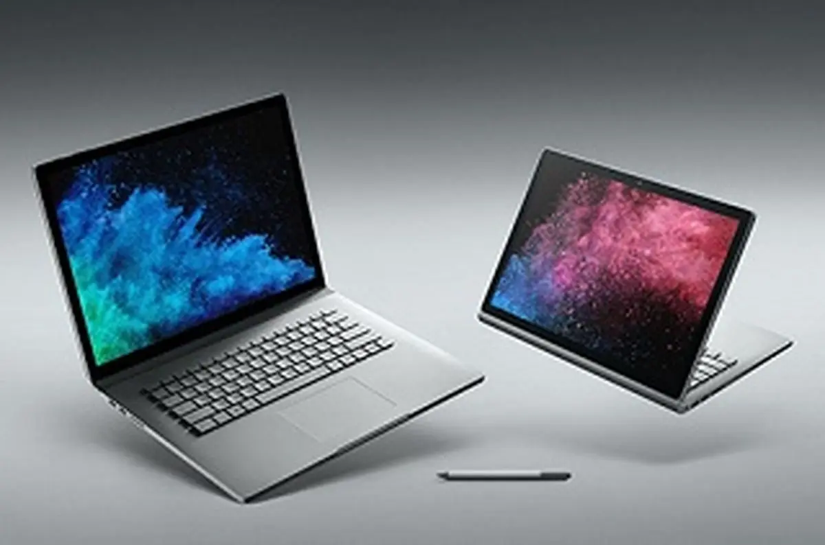 مایکروسافت، نسخه جدید لپ‌تاپ سرفیس بوک ۲ را معرفی کرد +تصاویر