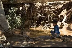 هلال‌احمر: شایعه کشته‌شدن تعدادی از مردم در سیل پلدختر صحت ندارد