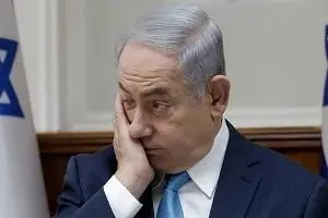 پرتاب گوجه فرنگی به سمت نتانیاهو در بازاری در تل‌آویو