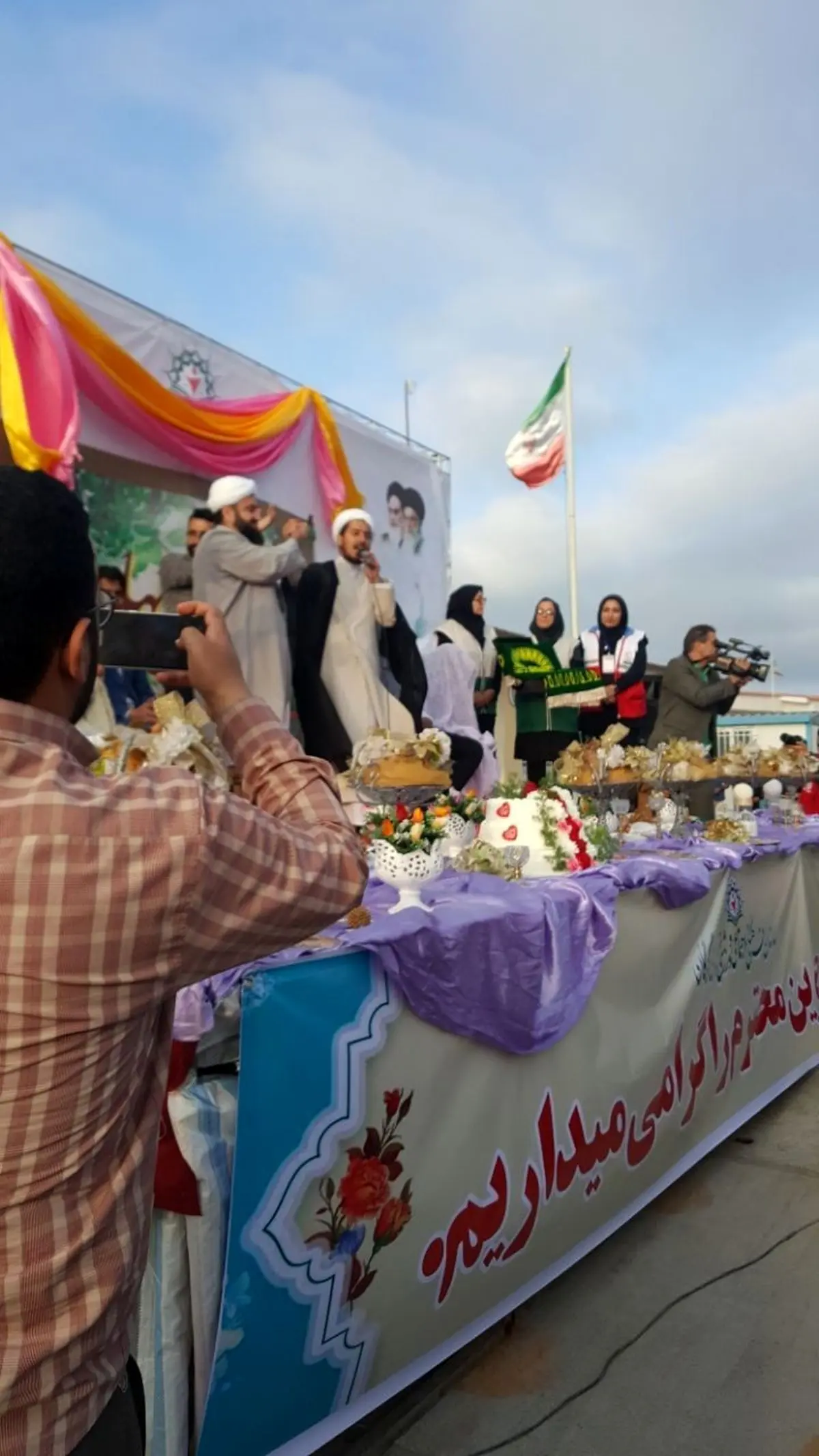 مراسم ازدواج زوج‌های گلستانی به سبک جهادی در روز عید مبعث +تصاویر