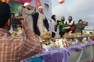 مراسم ازدواج زوج‌های گلستانی به سبک جهادی در روز عید مبعث +تصاویر