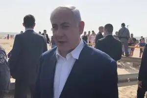 نتانیاهو در ساحل: به جای تفریح کردن، بروید و رأی دهید!