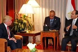 دیدار رؤسای جمهور مصر و آمریکا؛ تشکر السیسی از ترامپ