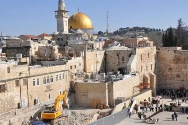 افتتاح تونلی در زیر قدس با حضور سفیر جنجالی آمریکا+ فیلم