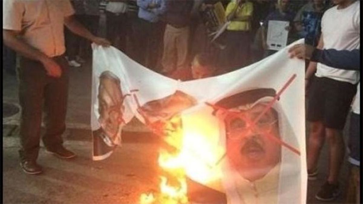 تظاهرات در فلسطین و اردن در اعتراض به کنفرانس بحرین