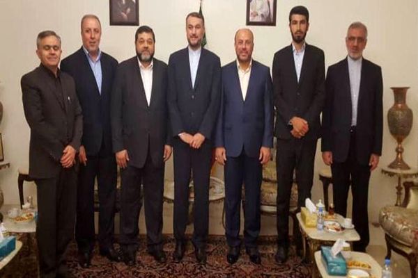 دیدار رهبران حماس با امیرعبداللهیان