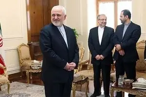 دیدار امانوئل بُن با ظریف و شمخانی