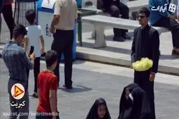 فیلم: دوربین مخفی در حرم امام رضا(ع)