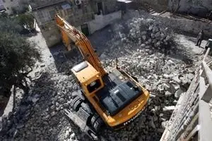 آغاز تخریب بی‌سابقه منازل فلسطینی‌ها در حومه بیت‌المقدس