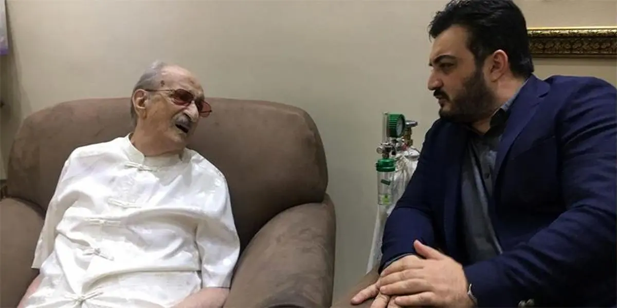 ملاقات مدیر عامل صندوق اعتباری هنر با استاد عبدالوهاب شهیدی