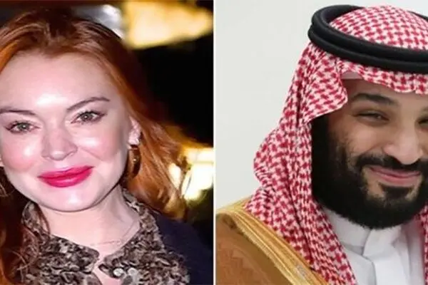 ارتباط بن‌ سلمان با لیندزی لوهان بازیگر پر‌حاشیه آمریکایی