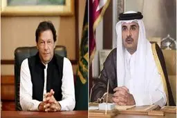 گفتگوی تلفنی عمران خان و امیر قطر در مورد کشمیر