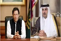 گفتگوی تلفنی عمران خان و امیر قطر در مورد کشمیر