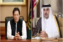 گفتگوی تلفنی عمران خان و امیر قطر در مورد کشمیر
