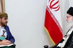 دیدار سخنگوی جنبش انصارالله یمن و هیئت همراه با رهبر انقلاب اسلامی