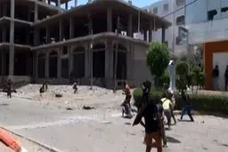 خروج نیروهای شورای انتقالی از کاخ المعاشیق عدن