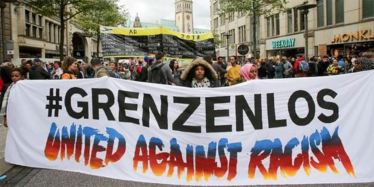 تظاهرات هزاران آلمانی ضد نژادپرستی