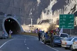 جاده هراز به سمت تهران ۳ روز بسته شد
