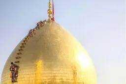گنبد جدید حرم امام حسین(ع) در ۴ مرحله به کربلا منتقل می‌شود