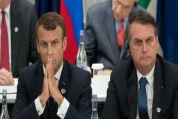 دعوای بولسونارو با ماکرون بر سر خودکار «بیک»