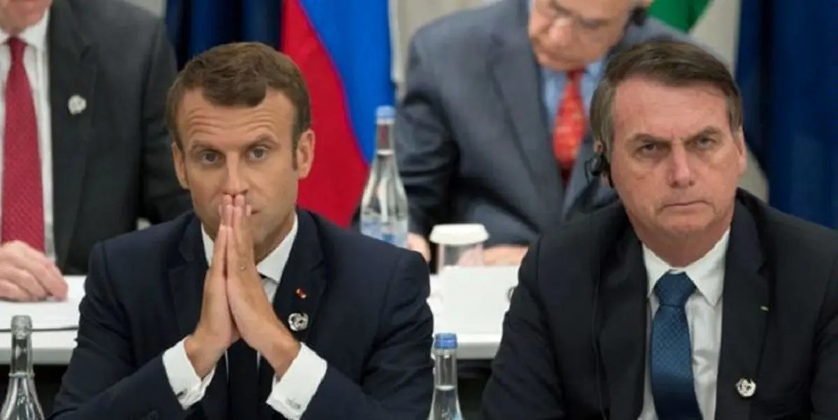 دعوای بولسونارو با ماکرون بر سر خودکار «بیک»