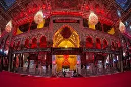 آماده شدن حرم امام حسین (ع) برای روز عاشورا + تصاویر