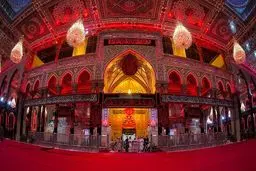 آماده شدن حرم امام حسین (ع) برای روز عاشورا + تصاویر