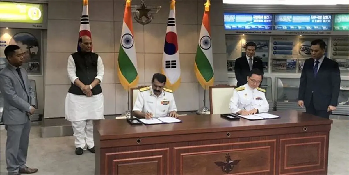 هند و کره دو تفاهم‌نامه در زمینه تبادلات دفاعی و آموزشی امضا کردند