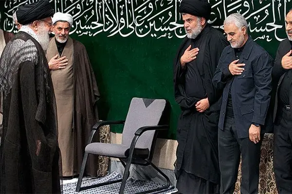 تحلیل های توئیتری از تصاویر مقتدی صدر در حسینیه امام (ره)