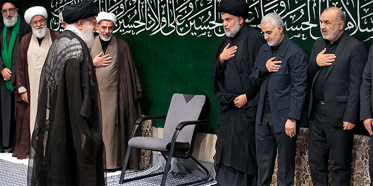 تحلیل های توئیتری از تصاویر مقتدی صدر در حسینیه امام (ره)