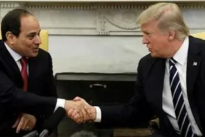 ترامپ: سیسی دیکتاتور مورد علاقه من است